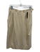 Saint Laurent Rive Gauche Size 46 Cream Beige Side Zip Twill Pockets Skirt Cream Beige / 46