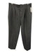 Saint Laurent Rive Gauche Size 44 Gray Wool High Rise Pleated Pockets Pants Gray / 44