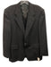 Hickey Freeman Black & Multi Wool Striped 2 Button Men's Blazer Black & Multi / 40R