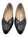 Bruno Magli Shoe Size 9 Black Croc Leather Almond Toe Tapered Heel Pumps Black / 9