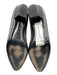 Bruno Magli Shoe Size 9 Gray Leather Almond Toe Perforated Tapered Heel Pumps Gray / 9