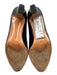 Salvatore Ferragamo Shoe Size 9 Black Patent Leather Almond Toe Pumps Black / 9