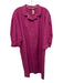 Saint Laurent Rive Gauche Size 42 Magenta Pink Cotton Blend Half Button Dress Magenta Pink / 42