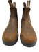 Blundstone Shoe Size 9 Brown Leather Pull Tabs Stretch Panels Ankle Booties Brown / 9