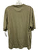 Mirto Size XXL Olive Green Cotton Short Sleeve T Shirt Solid Top Olive Green / XXL