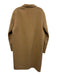 Theory Size Large Tan Brown Wool Blend Long Sleeve One Button Lapel Coat Tan Brown / Large