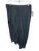 Helmut Lang Size Medium Dark Gray Tencel Elastic Waist Heathered Side Slit Skirt Dark Gray / Medium