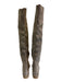Stuart Weitzman Shoe Size 10.5 Taupe Gray Suede leather Almond Toe Elastic Boots Taupe Gray / 10.5