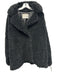 Stand Studio Size Est L Black Polyester Long Sleeve Faux Shearling Lapel Jacket Black / Est L