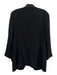 Marella Size Est L Black Long Sleeve One Button Satin Trim Blazer Jacket Black / Est L