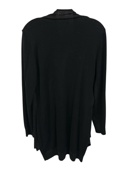 ALLSAINTS Size 10 Gray Wool Long Sleeve Zip Detail Surplice Color Block Sweater Gray / 10