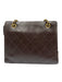 Chanel Chocolate Brown Leather Quilted Gold Chain Shoulder Bag Bag Chocolate Brown / S/M