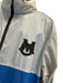 Moncler NWT Size 5 Gray & Blue Synthetic Solid Windbreaker Men's Jacket Gray & Blue / 5