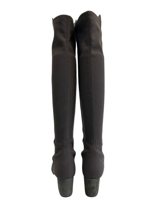 Stuart Weitzman Shoe Size 8 Gray Suede leather Stretch Panel Knee Boots Gray / 8