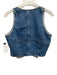 Good American Size 2/M Medium Wash Cotton Denim Sleeveless Hook & Eye corset Top Medium Wash / 2/M