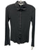 Rag & Bone Size XS Black Cotton & Silk Fabric Block Ribbed Top Black / XS
