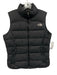 The North Face Size M Black Polyester Goose Down Puffer Sleevless ruffle Vest Black / M