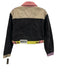 Ragged Jeans Size XS Black, Pink & Blue Cotton Denim Color Block Paneled Jacket Black, Pink & Blue / XS