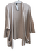 Eileen Fisher Size XL Oatmeal Organic Linen Half Sleeve Open Front Cardigan Oatmeal / XL