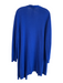 Eileen Fisher Size XL Royal Blue Organic Linen Long Sleeve Open Front Cardigan Royal Blue / XL