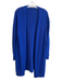 Eileen Fisher Size XL Royal Blue Organic Linen Long Sleeve Open Front Cardigan Royal Blue / XL