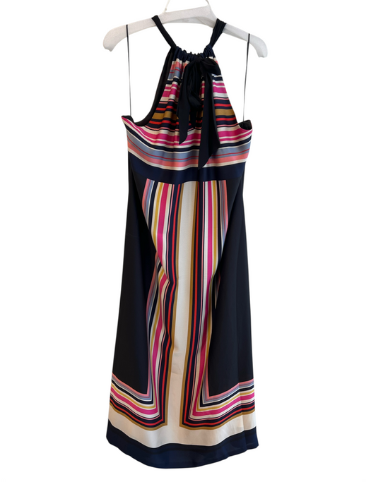 Trina Turk Size XL Black & Multi Polyester Sleeveless 2 Piece Set Maxi Dress Black & Multi / XL