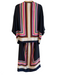 Trina Turk Size XL Black & Multi Polyester Sleeveless 2 Piece Set Maxi Dress Black & Multi / XL