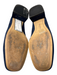 Karl Lagerfeld Shoe Size 8.5 Navy Blue Suede Square Toe Block Heel Pump Shoes Navy Blue / 8.5