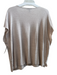 Eileen Fisher Size XL Oatmeal Organic Linen Wide Neck Drop Shoulder Top Oatmeal / XL