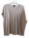 Eileen Fisher Size XL Oatmeal Organic Linen Wide Neck Drop Shoulder Top Oatmeal / XL