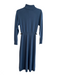 Derek Lam 10 Crosby Size S/P Blue Wool Turtle Neck Long Sleeve Dress Blue / S/P