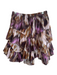 No Brand Size 36 Purple & Multi Cotton Tie Dye Button Down Long Sleeve Skirt Set Purple & Multi / 36