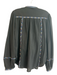 Isabel Etoile Marant Size 34 Black Cotton Long Sleeve Embroidery Mini Skirt Set Black / 34