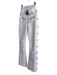 Jet Set White & Silver Polyamide Stars Zip Pockets Front Zipper Ski Wear White & Silver / 0