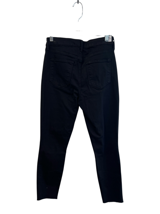 Frank & Eileen Size 29 Black Cotton Blend 5 Pocket Zip Fly High Waist Jeans Black / 29