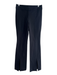 Derek Lam 10 Crosby Size 6 Black Cotton Blend Zip Fly Flat Front Pants Black / 6