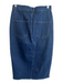 Veronica Beard Size 4 Dark denim Cotton Blend 5 Pocket Zip Fly Front Slit Skirt Dark denim / 4