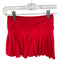 Gold Hinge Size XS Fire Engine Red Nylon Blend Pleated Mini Athletic Skort Fire Engine Red / XS