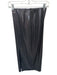 Zara Size S Black Polyester Blend Sinched Waist Shiny Maxi Side gathering Skirt Black / S