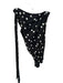 Line & Dot Size XS Black & White Polyester & Spandex Polka Dots Neck Tie Dress Black & White / XS