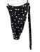 Line & Dot Size XS Black & White Polyester & Spandex Polka Dots Neck Tie Dress Black & White / XS