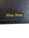 Miu Miu Black Gold Tone Hardware Pebbled Leather Magnetic Snap Convertible Bag Black / Small