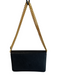 Miu Miu Black Gold Tone Hardware Pebbled Leather Magnetic Snap Convertible Bag Black / Small