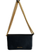 Miu Miu Black Gold Tone Hardware Pebbled Leather Magnetic Snap Convertible Bag Black / Small
