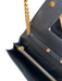 Miu Miu Black Gold Tone Hardware Pebbled Leather Magnetic Snap Convertible Bag Black / Small