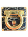 Salvatore Ferragamo Black Leather Gold Tone Hardware Laser Cut Chain Detail Bag Black / Small