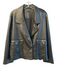 Elie Tahari Size Est M Black Polyester Blend Long Sleeve Silver Hardware Jacket Black / Est M