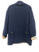 St John Sport Size Small Navy Blue Polyester Blend Silk Lining Quilted Jacket Navy Blue / Small