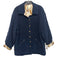 St John Sport Size Small Navy Blue Polyester Blend Silk Lining Quilted Jacket Navy Blue / Small