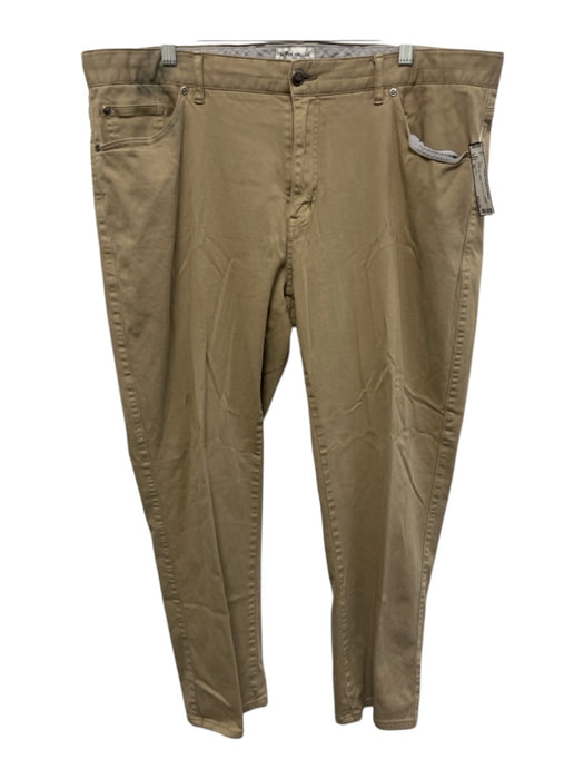 Peter Millar Size 40 Beige Cotton Blend Solid Khakis Men's Pants Beige / 40